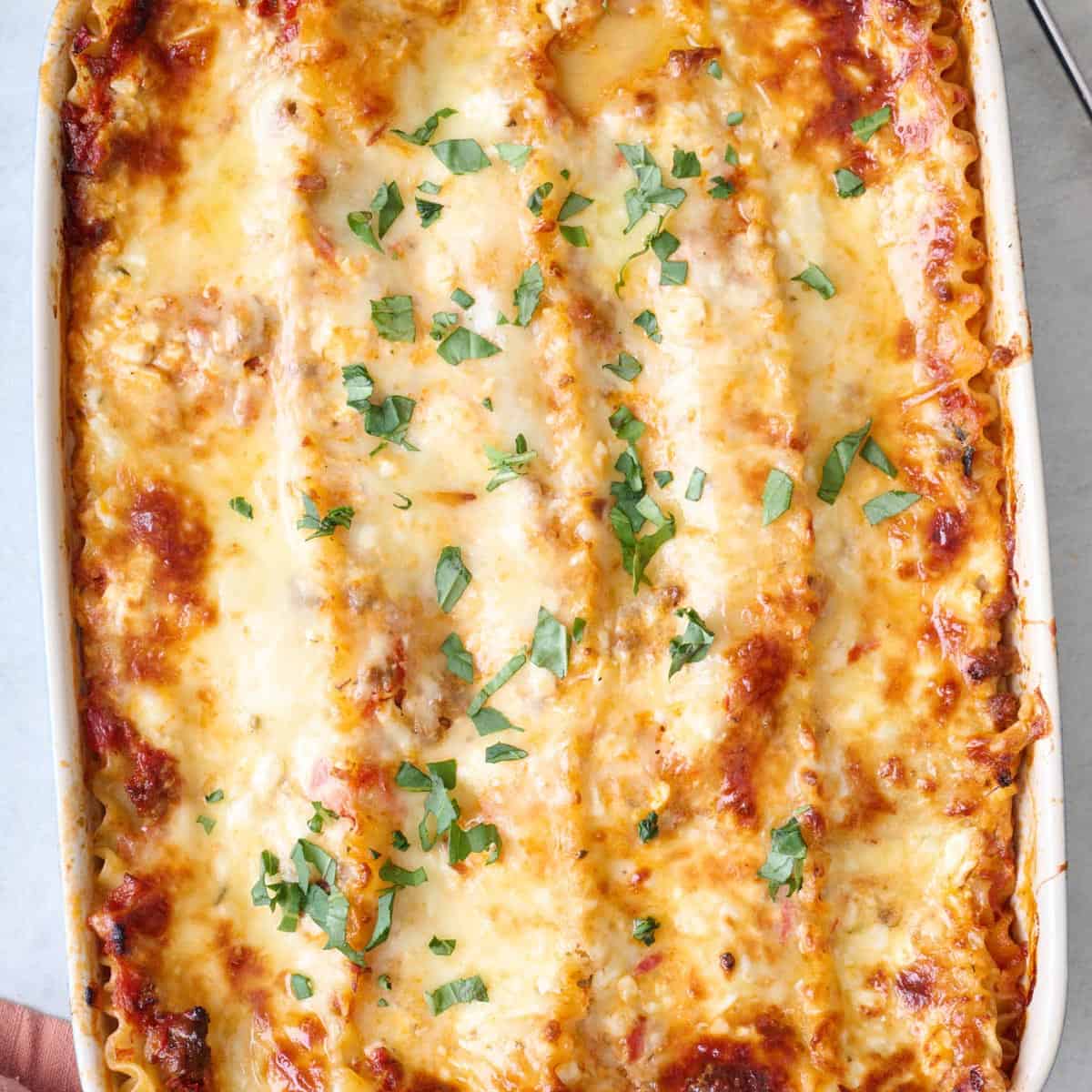 Lasagna with Cottage Cheese recipe.
