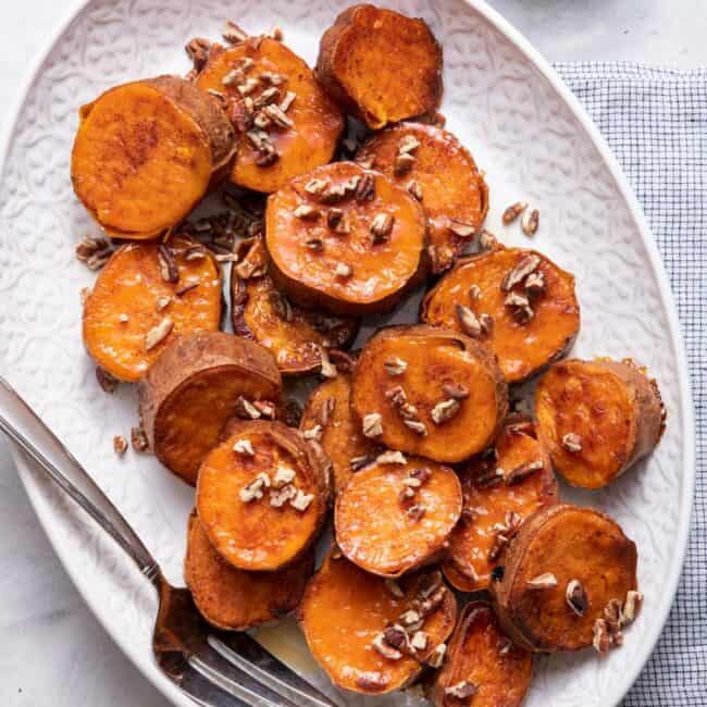 Melting sweet potatoes recipe.