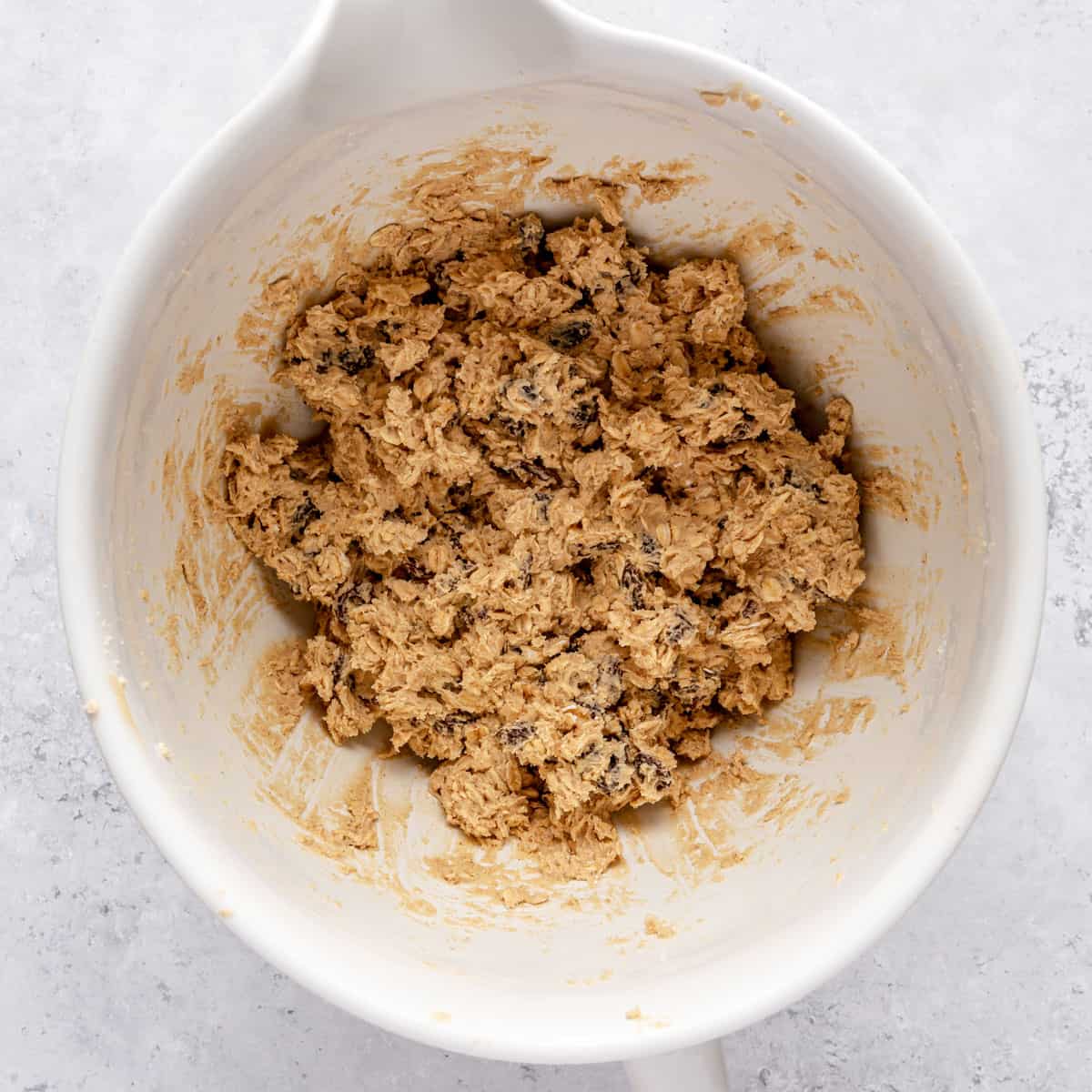 Final cookie dough.