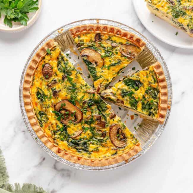 Quiche recipe.