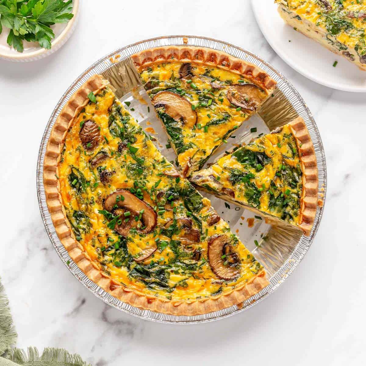 Quiche recipe.