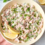 Salmon salad recipe.