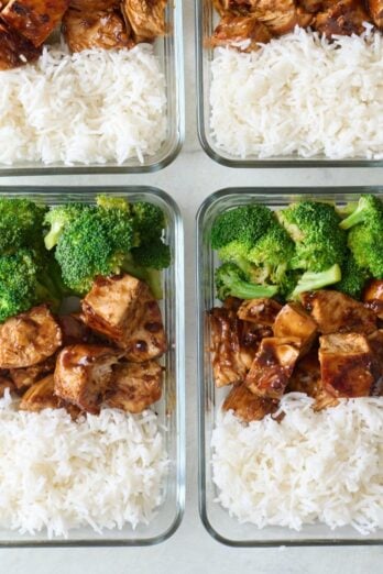 Teriyaki chicken meal prep recipe.