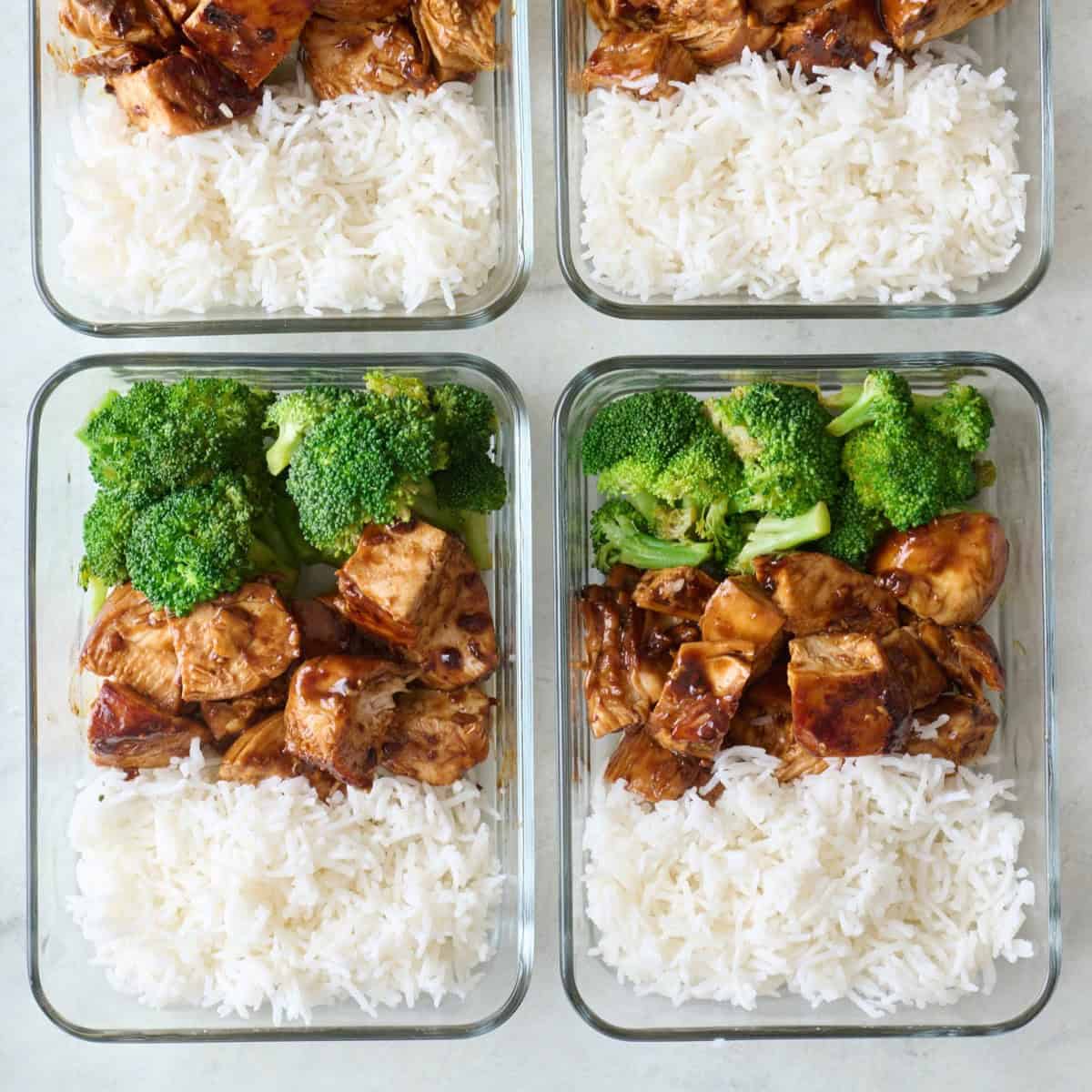 Teriyaki chicken meal prep recipe.