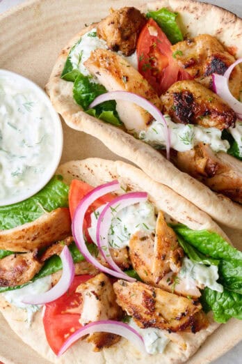 Chicken gyro recipe.