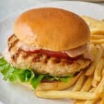 Grilled chicken sandwich recipe.