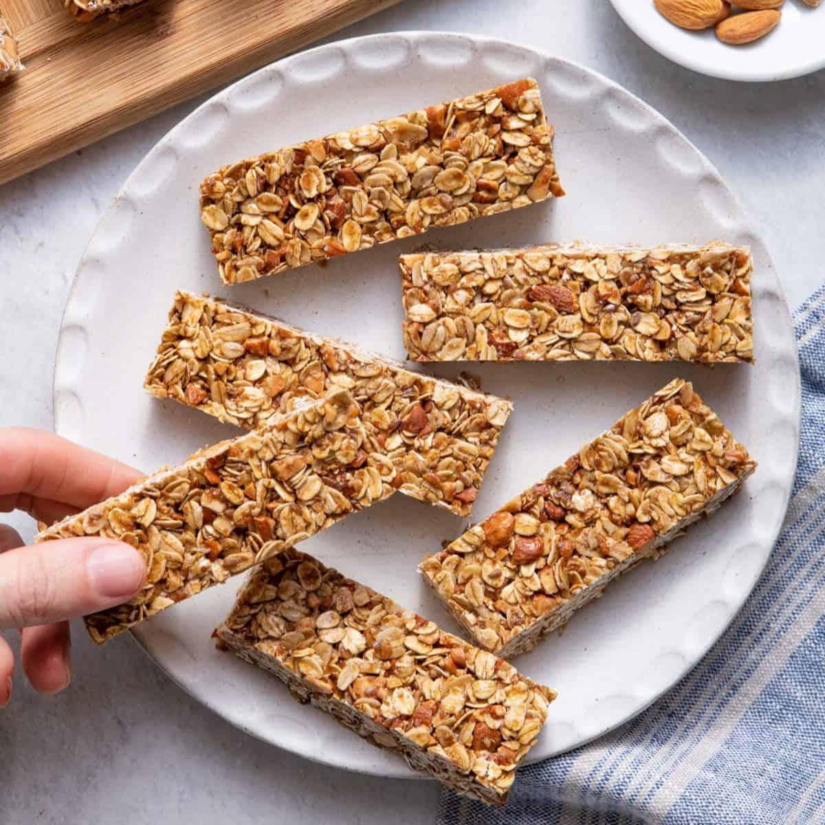 Honey oat granola bars.