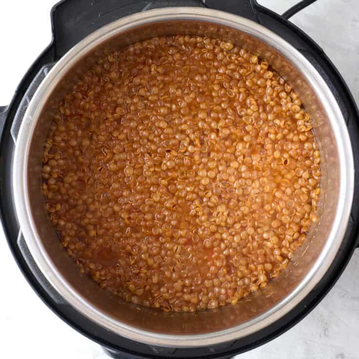 Simple Instant Pot Lentil Soup Recipe