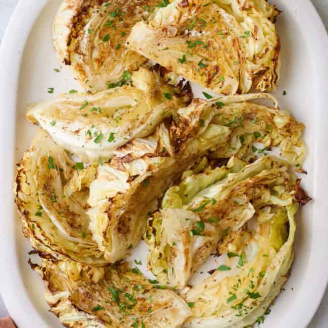 Roasted cabbage recipe.