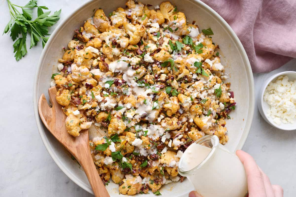 Roasted Cauliflower Salad.