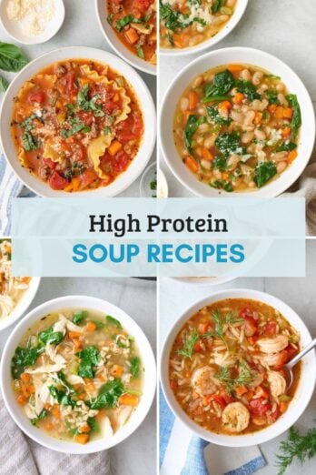 High protein soup recipes.