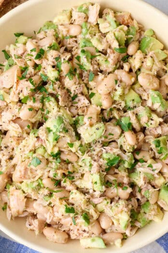 White bean tuna salad recipe.