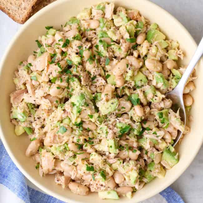 White bean tuna salad recipe.