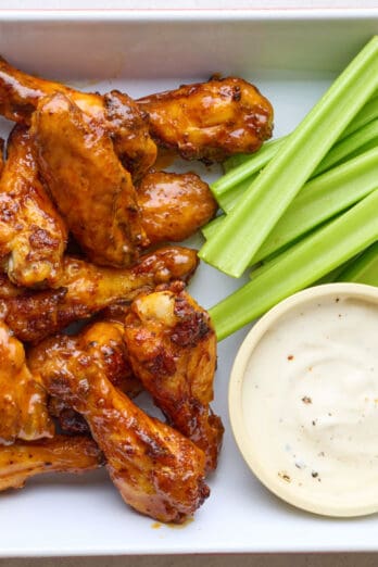 Air Fryer Buffalo Wings.