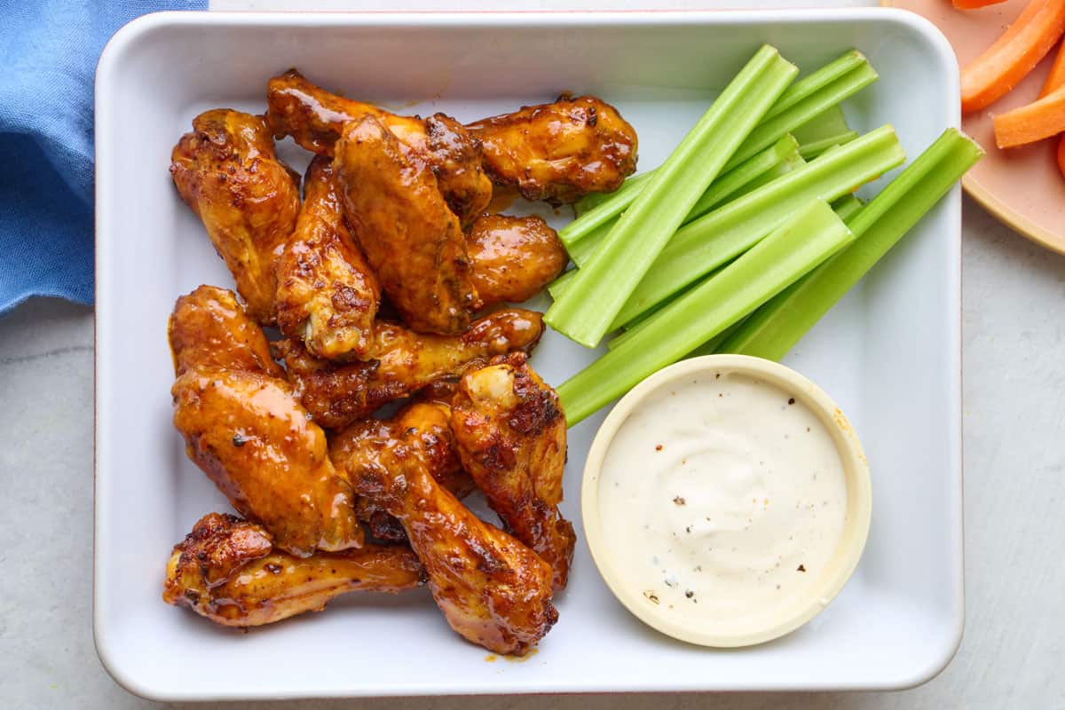 Air Fryer Buffalo Wings.