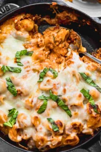 Ground turkey baked pasta recipe.