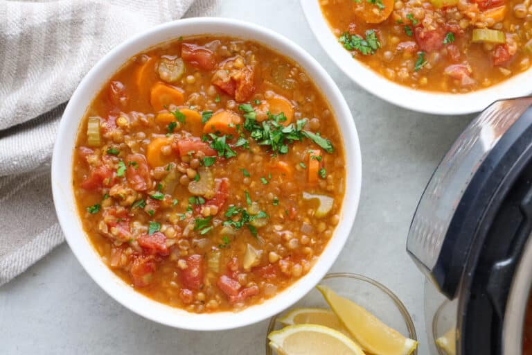 Simple Instant Pot Lentil Soup Recipe
