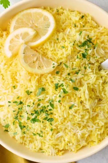 Lemon rice recipe.