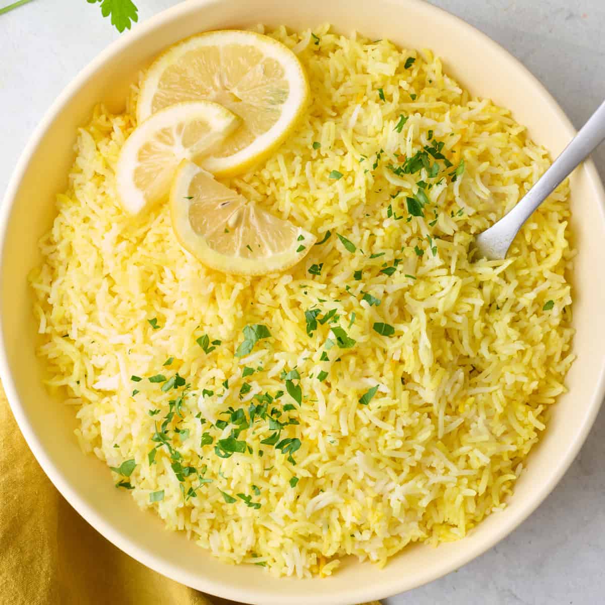 Lemon rice recipe.