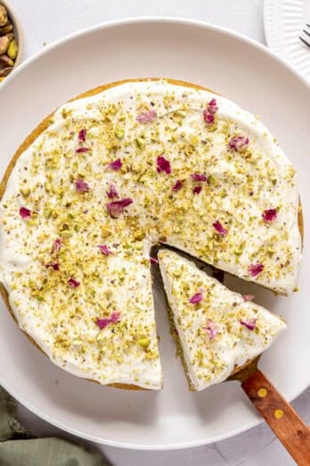Pistachio cake recipe.