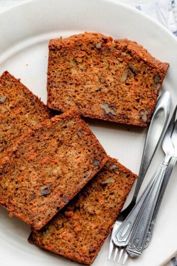 Carrot banana bread recipe.