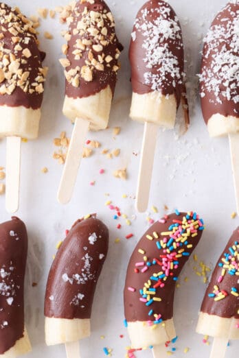 Chocolate covered banana recipe.