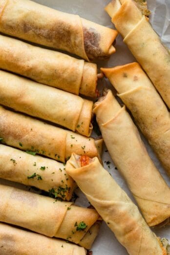 Crispy cheese rolls recipe.