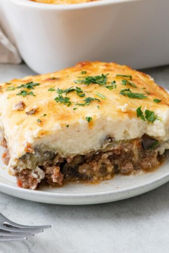 Eggplant Moussaka recipe.