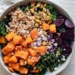 Farro grain bowl recipe.