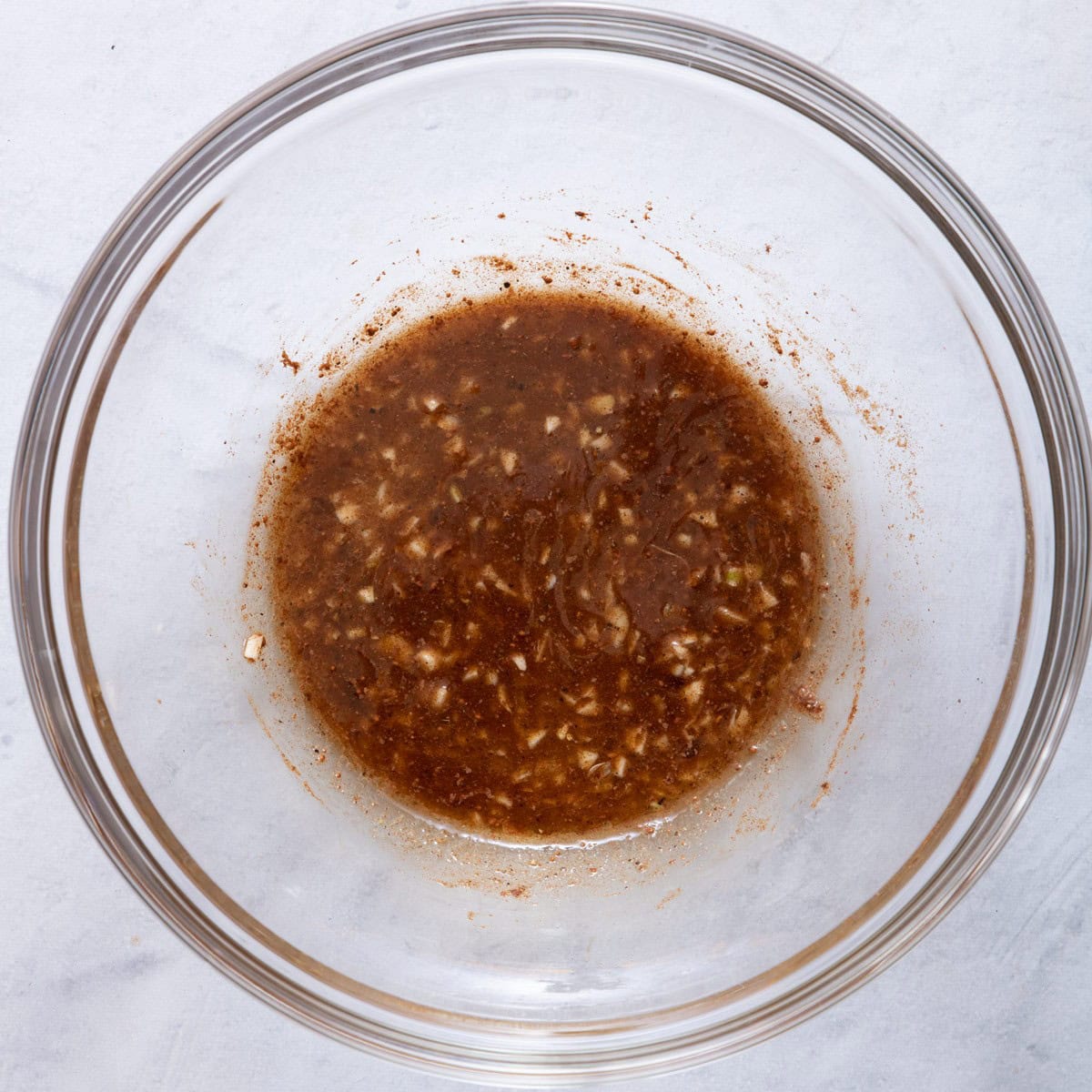 Marinade after mixing.