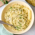 Lemon pasta recipe.