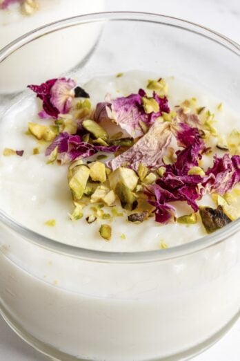 Muhallabia, milk pudding, recipe.