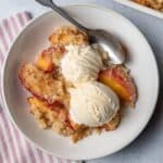 Peach crisp recipe.