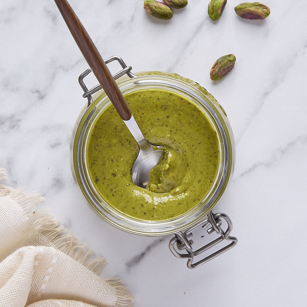 Pistachio butter recipe.