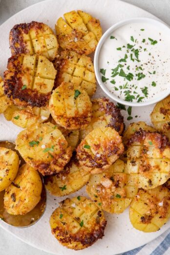 Roasted parmesan potatoes recipe.