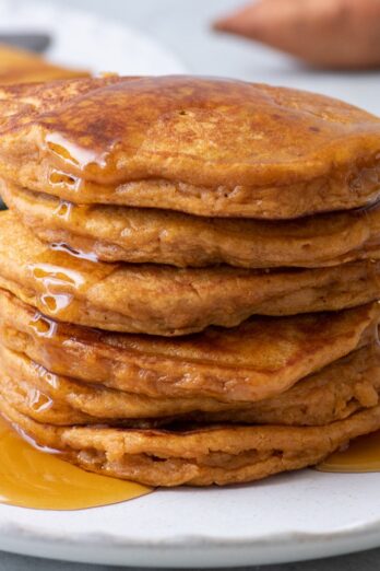 Sweet potato pancakes recipe.