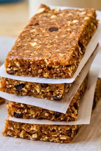 Vegan protein bar recipe.