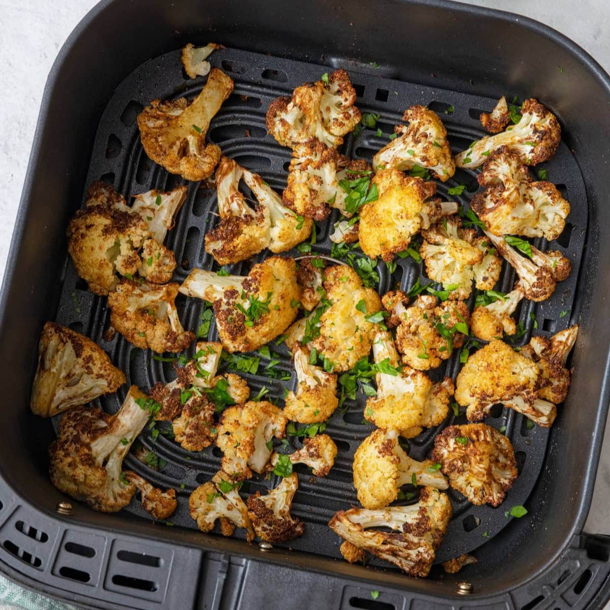 Air fryer roasted cauliflower.
