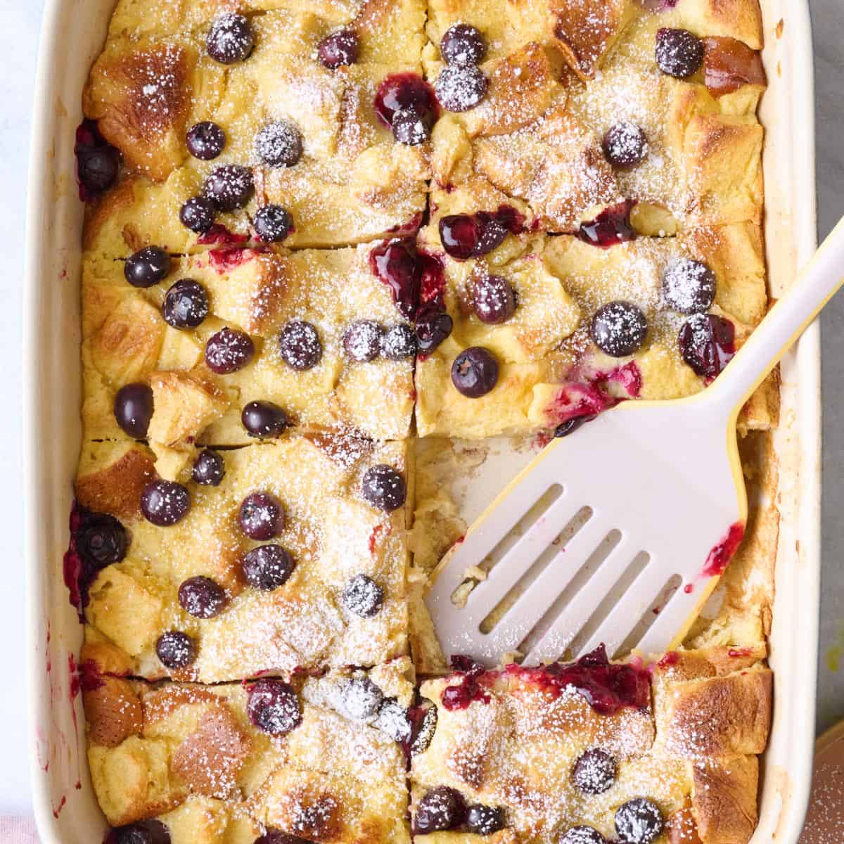 Blueberry french toast casserole recipe.