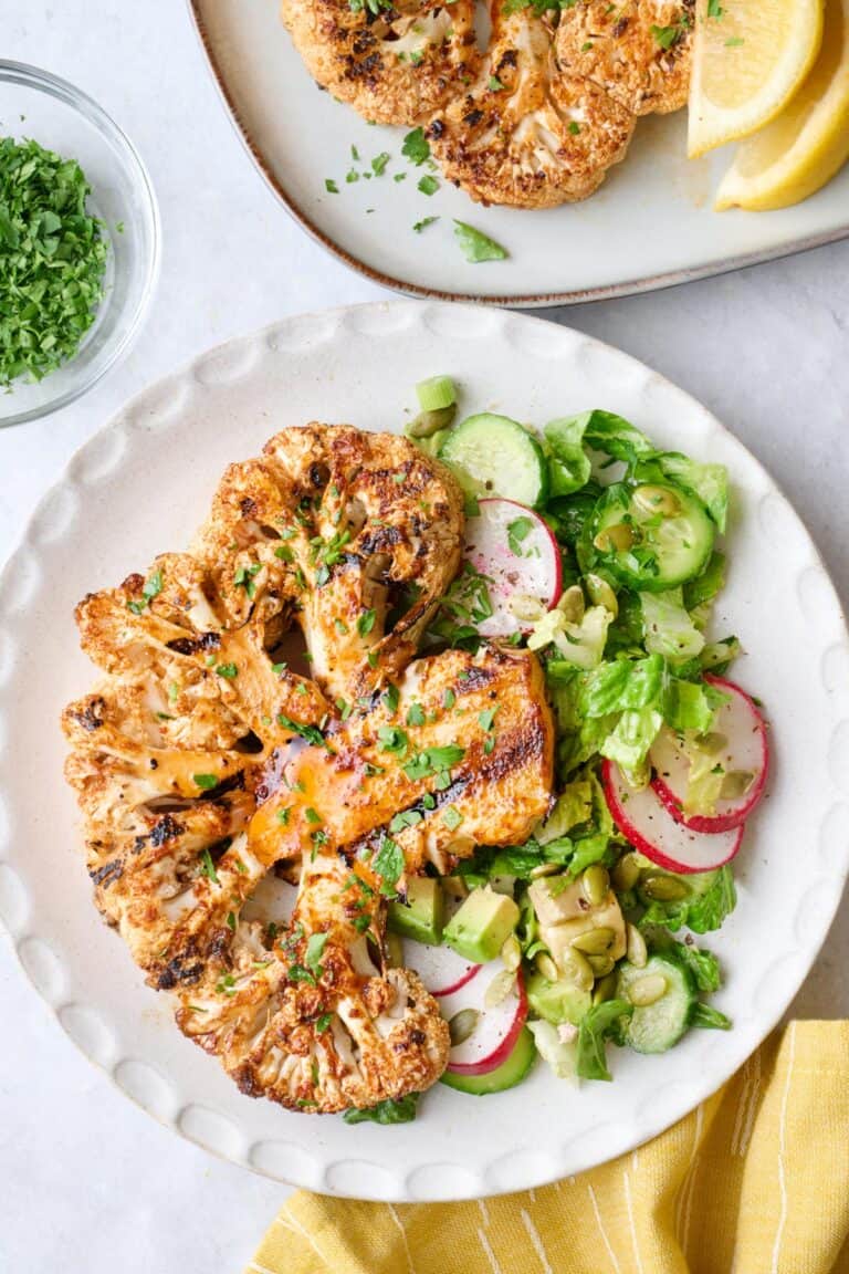 Perfect Grilled Cauliflower Steaks Recipe