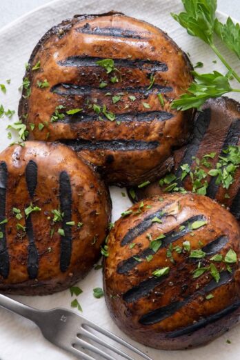 Grilled portobello mushroom recipe.