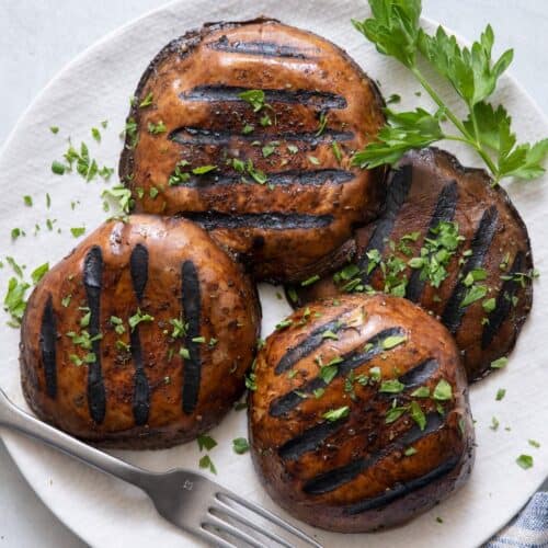Grilled portobello mushroom recipe.