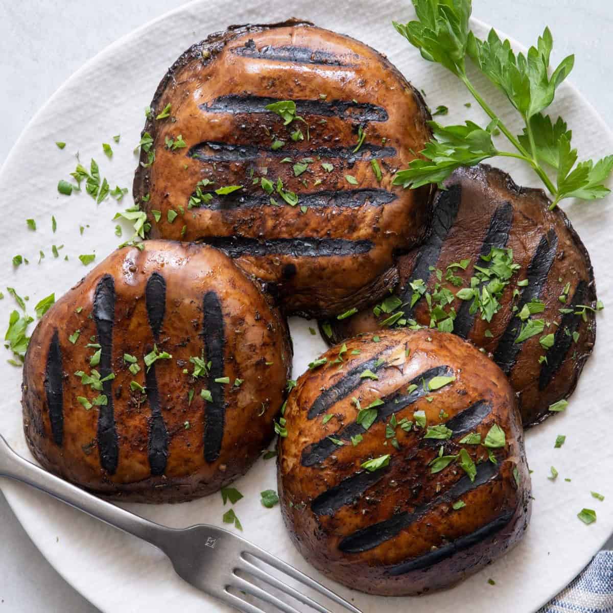 Grilled portobello mushroom recipe.