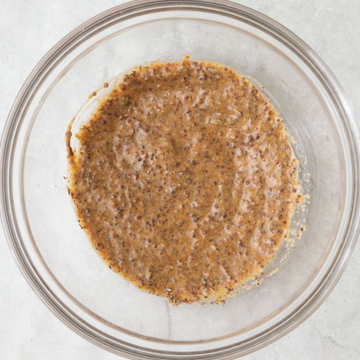 After mixture is combined.