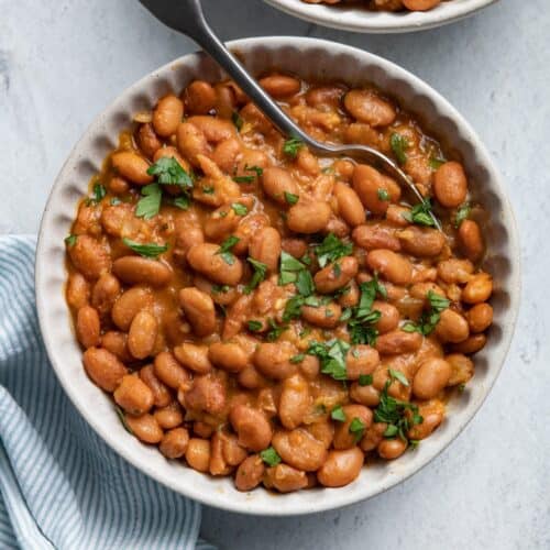 Instant pot baked beans recipe.