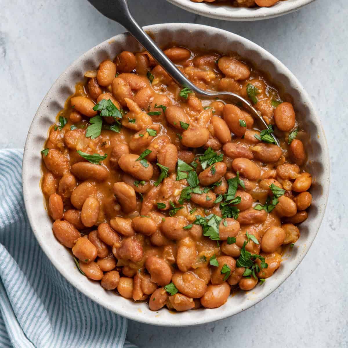 Instant pot baked beans recipe.