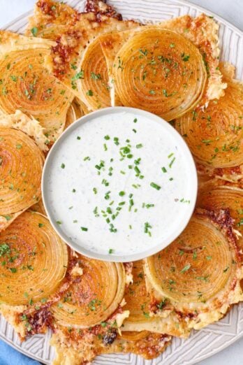Onion ring chips recipe.