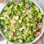 Simple green salad recipe.