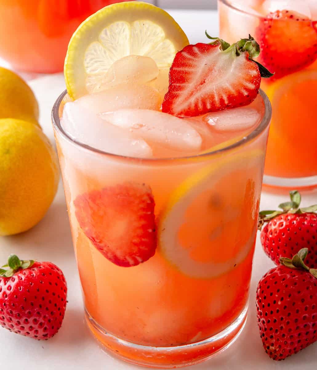 Strawberry lemonade recipe.