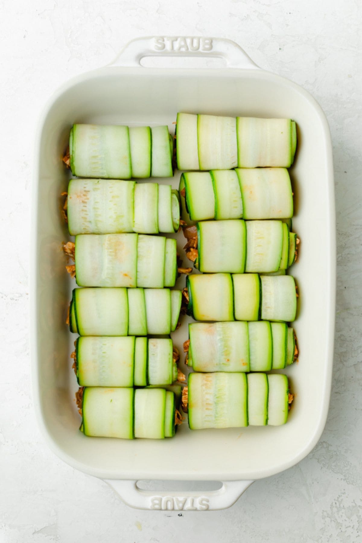 Recipe in baking dish.